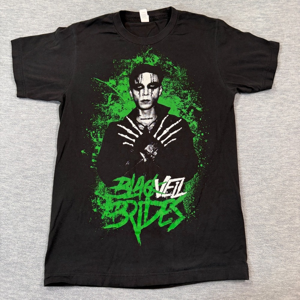 Black Veil Brides Shirt Small‎ Black Graphic Band Rock Music Concert Tee